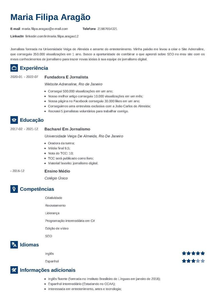 minimalista cv newcast