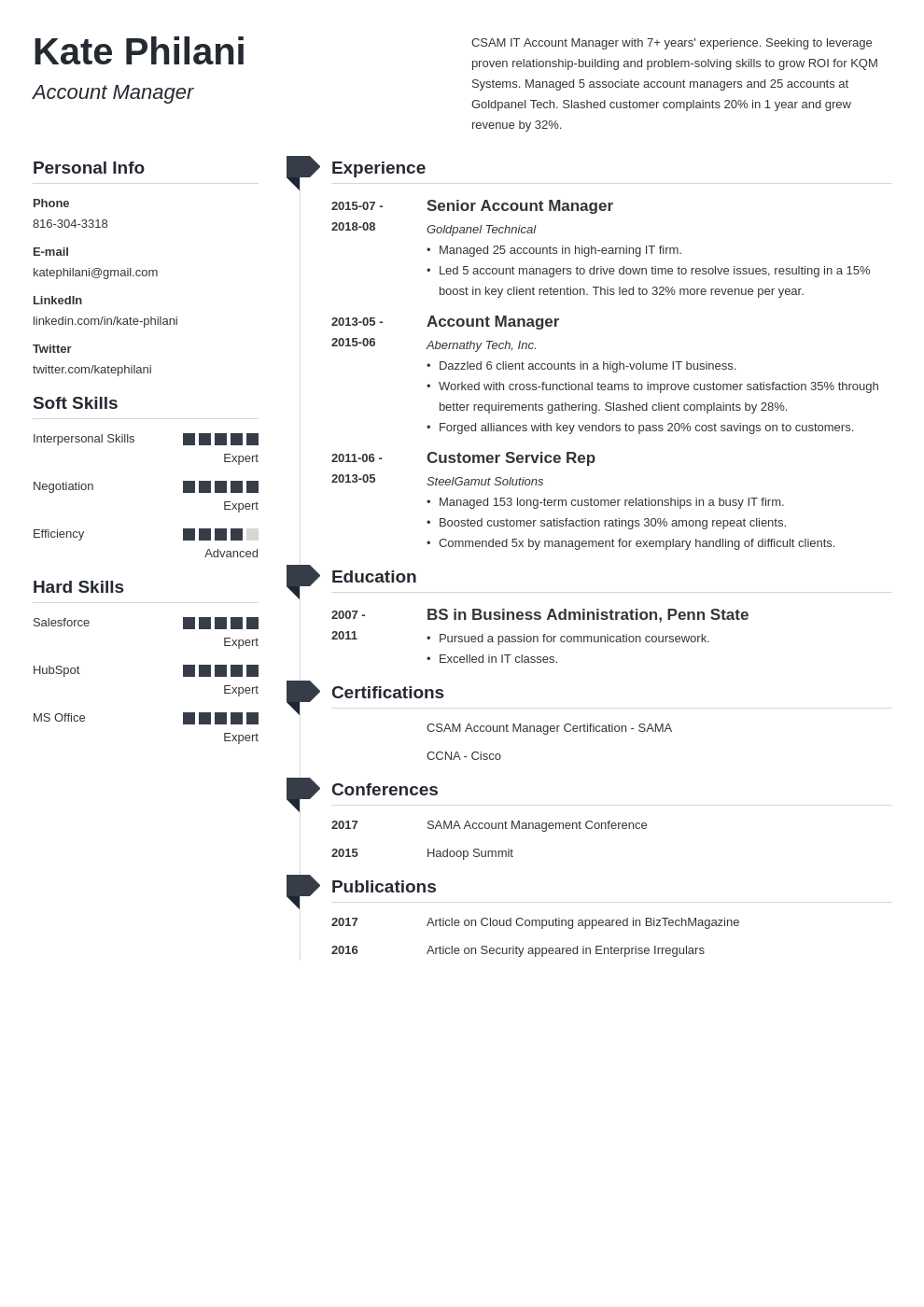 account manager resume example template muse