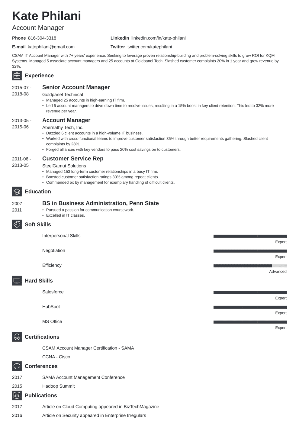 Account Manager Resume Examples Templates For 2024   Account Manager Resume Template Newcast 