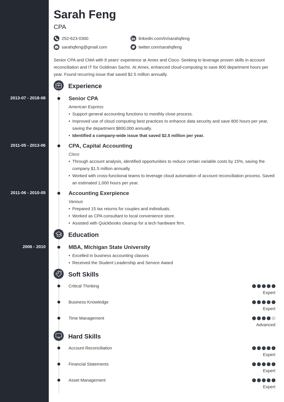 Accountant Resume Examples for 2023 (Skills & Templates)