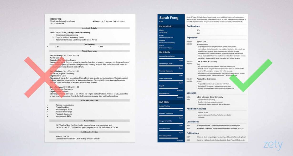 Accountant Resume Examples for 2023 (Skills & Templates)