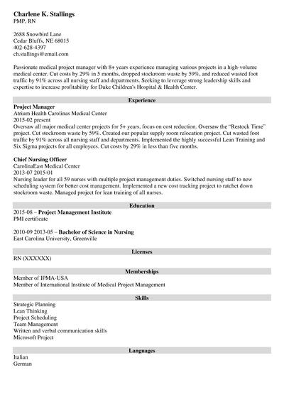 Resume Awards Examples