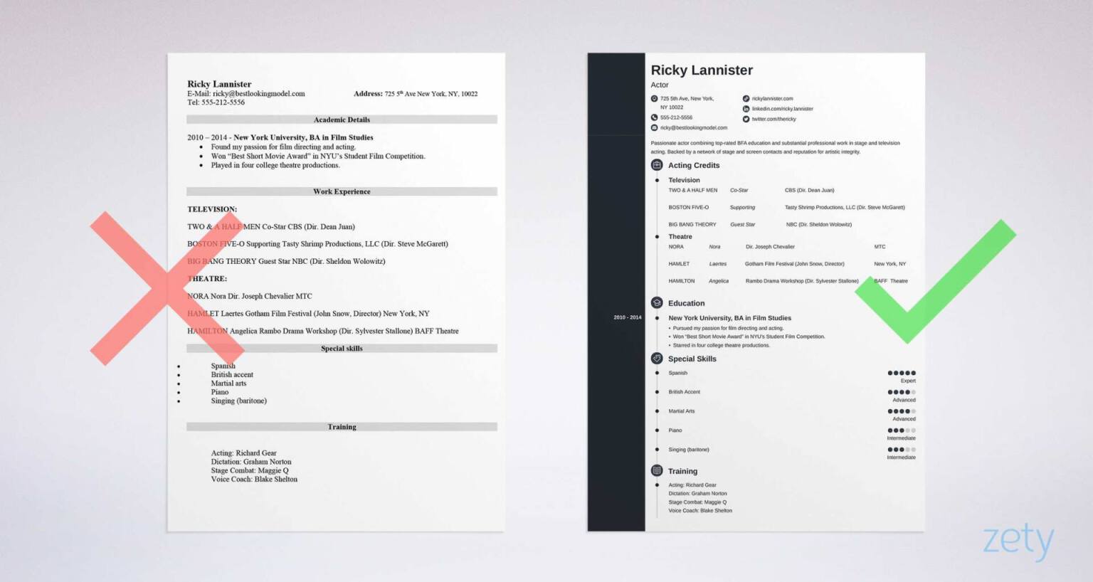 22 PDF CV TEMPLATE ZETY PRINTABLE DOWNLOAD ZIP ...