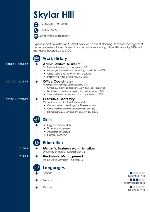 sample resume example