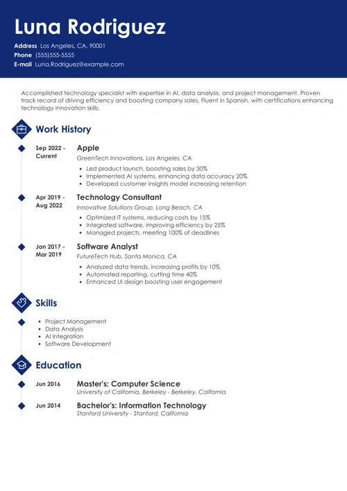 sample cover letter example