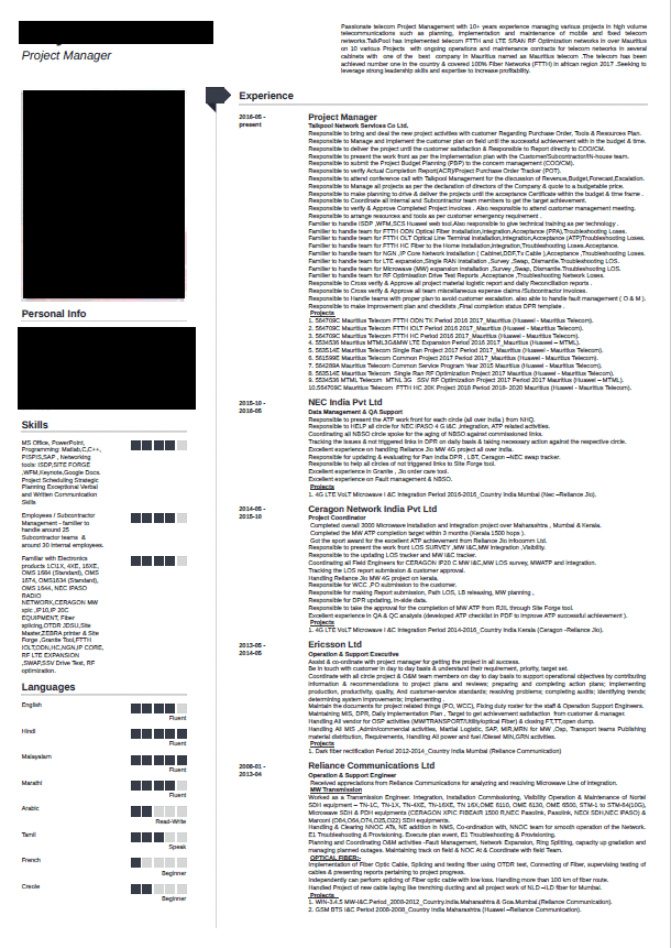 bad resume examples