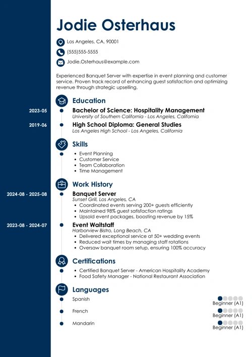 sample resume example