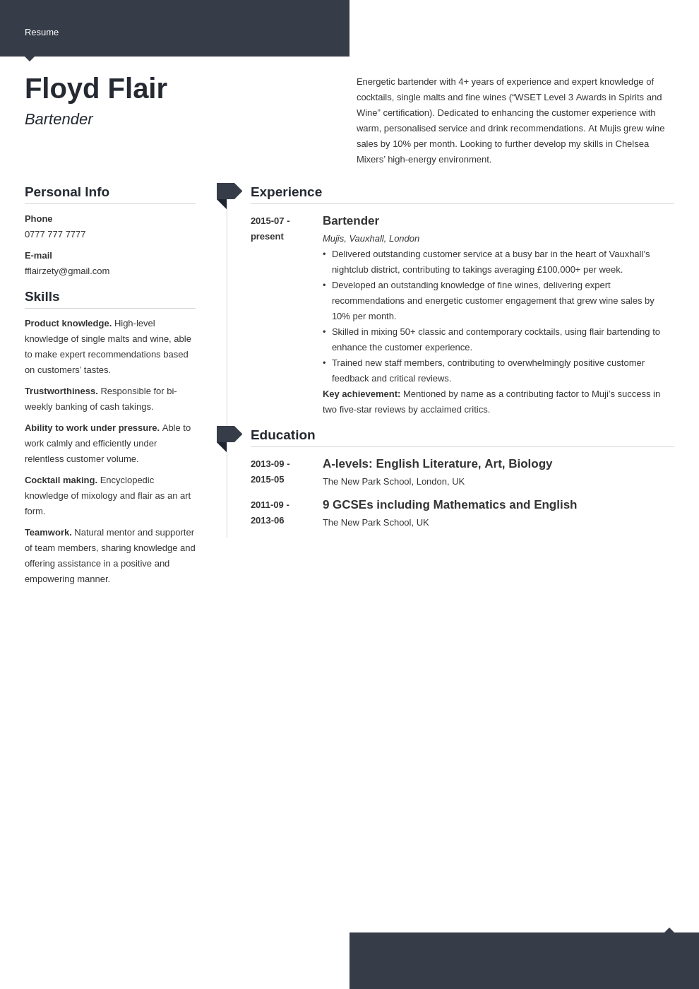 Bar management essay image