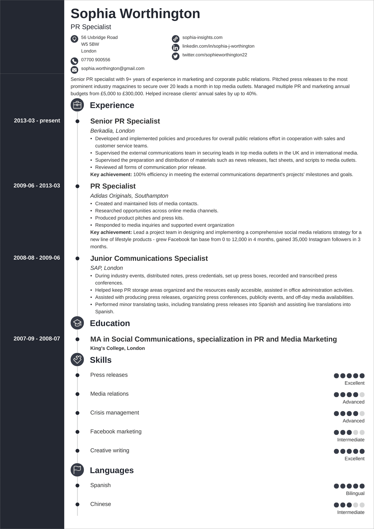 18 Simple Basic CV Templates With Easy To Use Layout