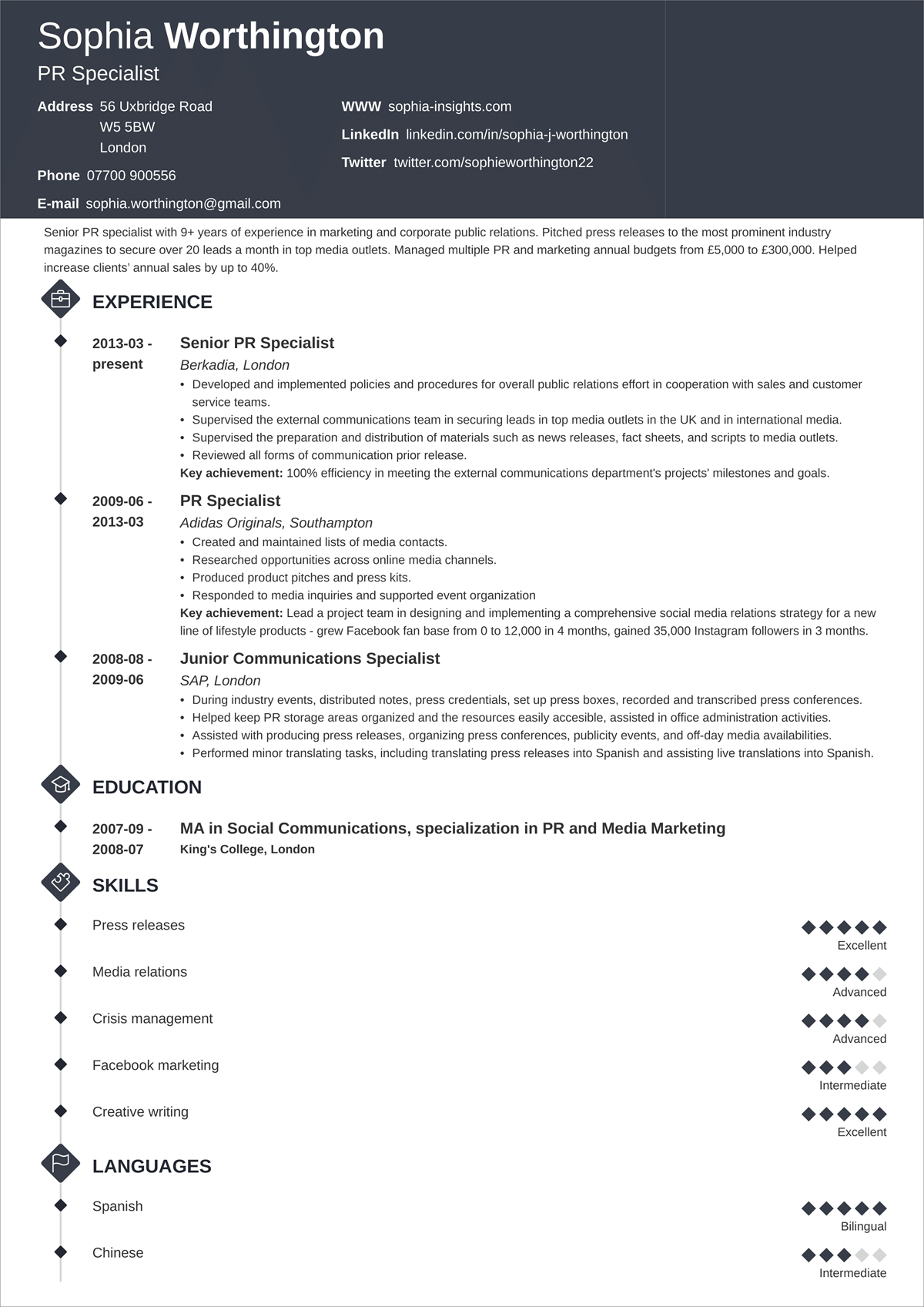 18+ Simple & Basic CV Templates with Easy to Use Layout