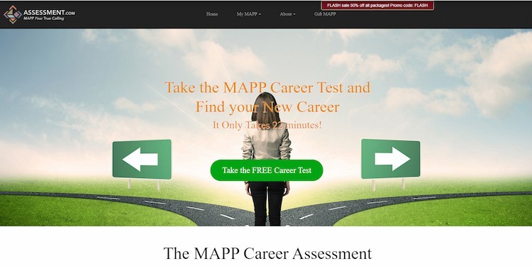 mapp career test page