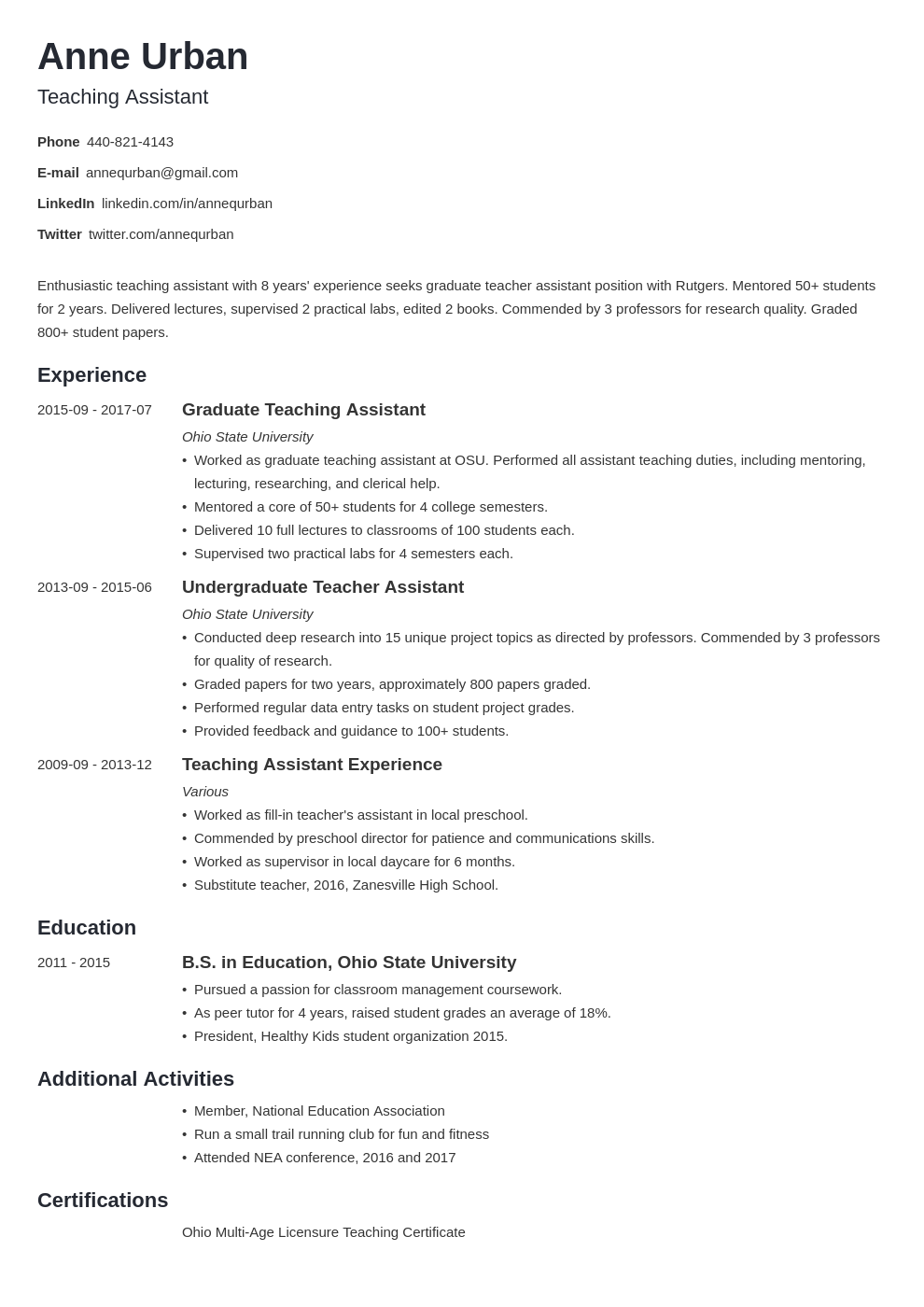 Best Fonts for a Resume in 2024 Resume Font Tips