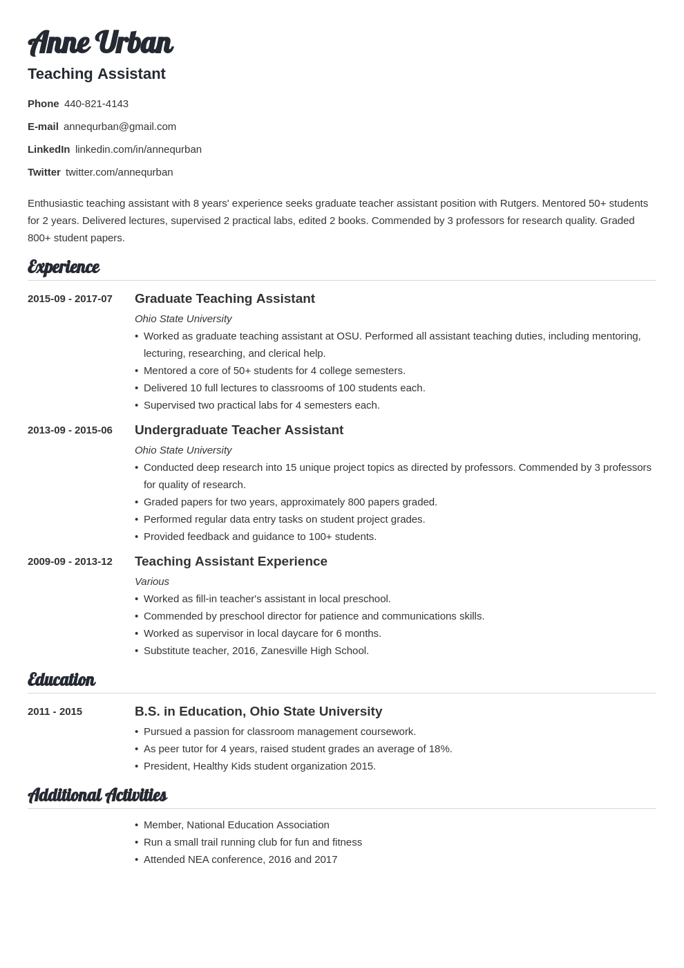 Looking for feedback and advice on my CV - Luxury MSc student