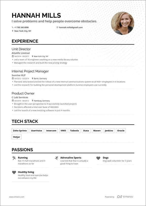 resume builder online