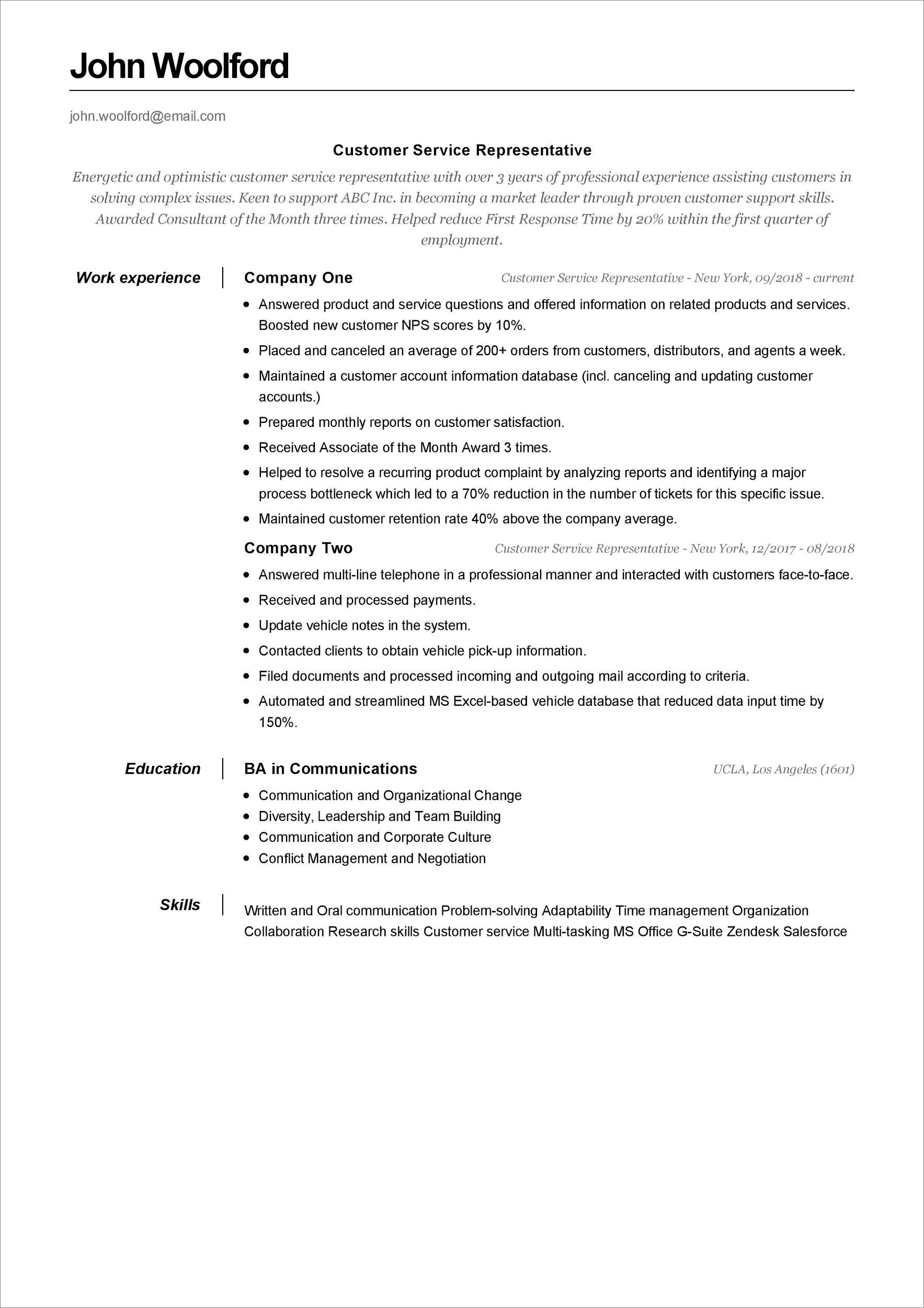 resume builder