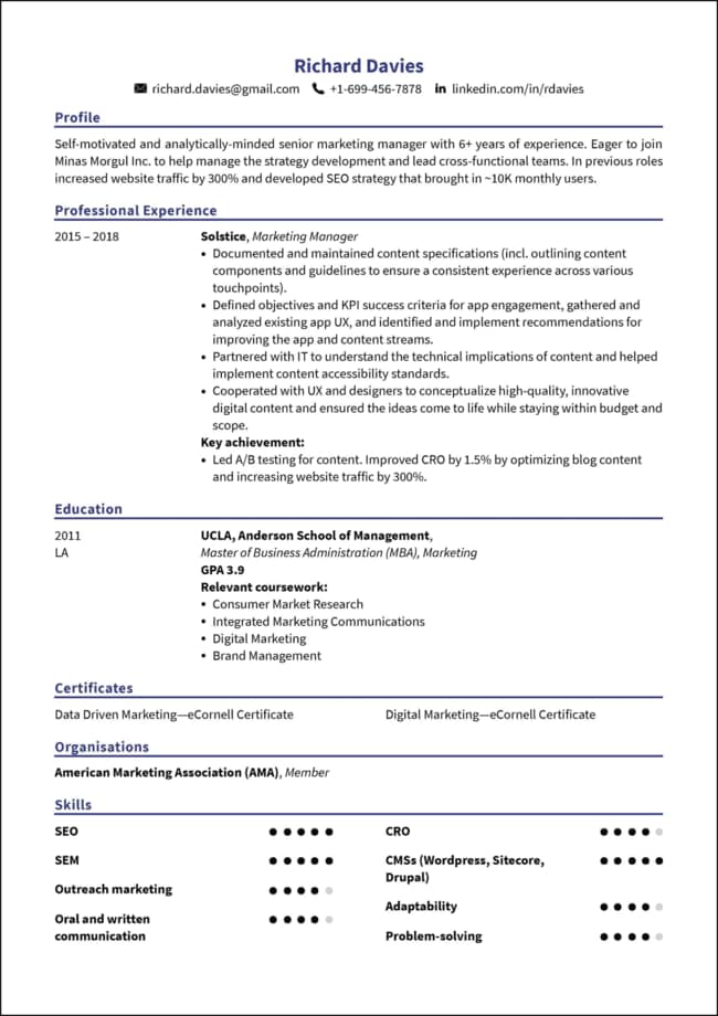 resume proofreading free online