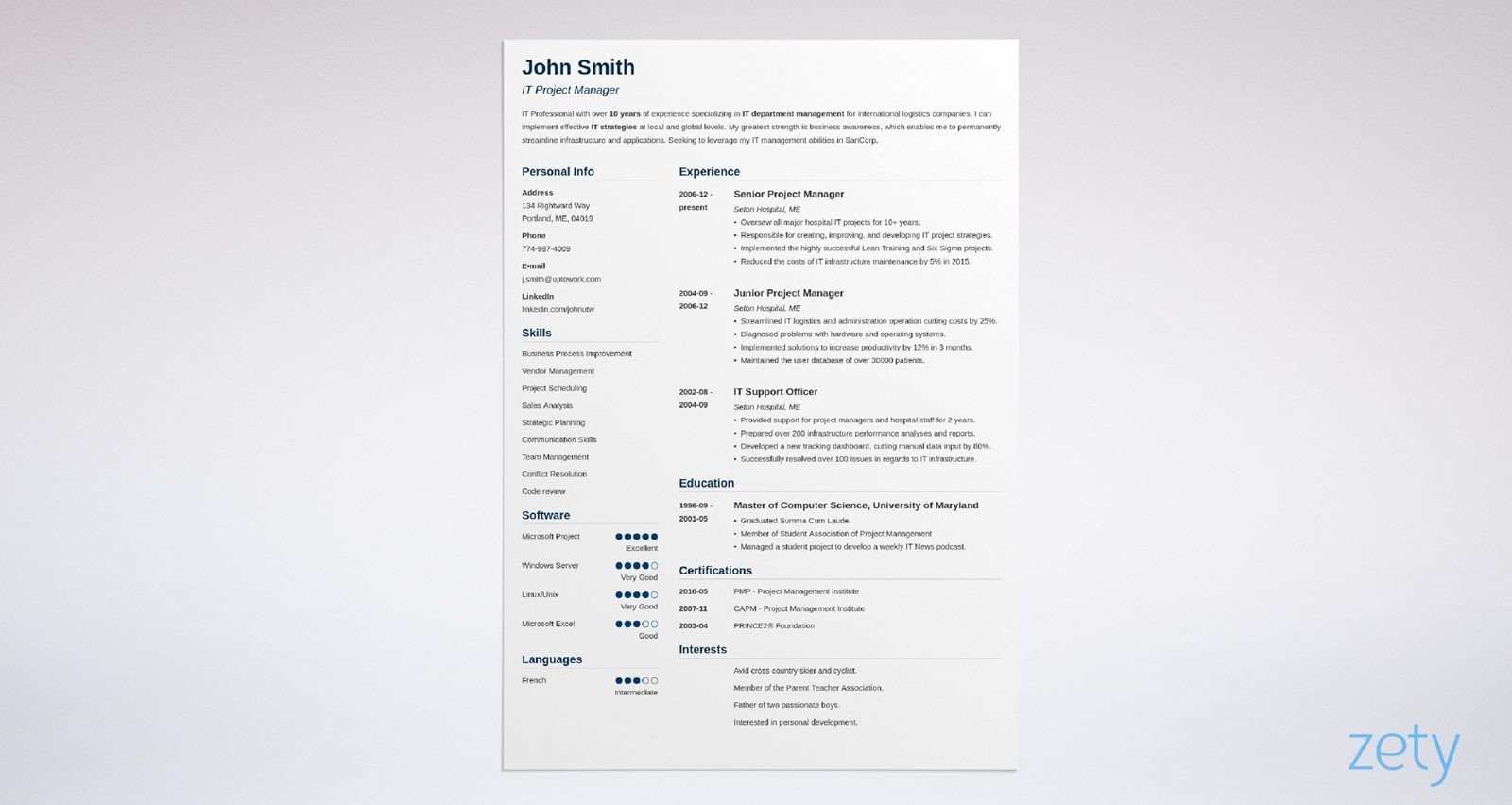 resume templates for word 2016