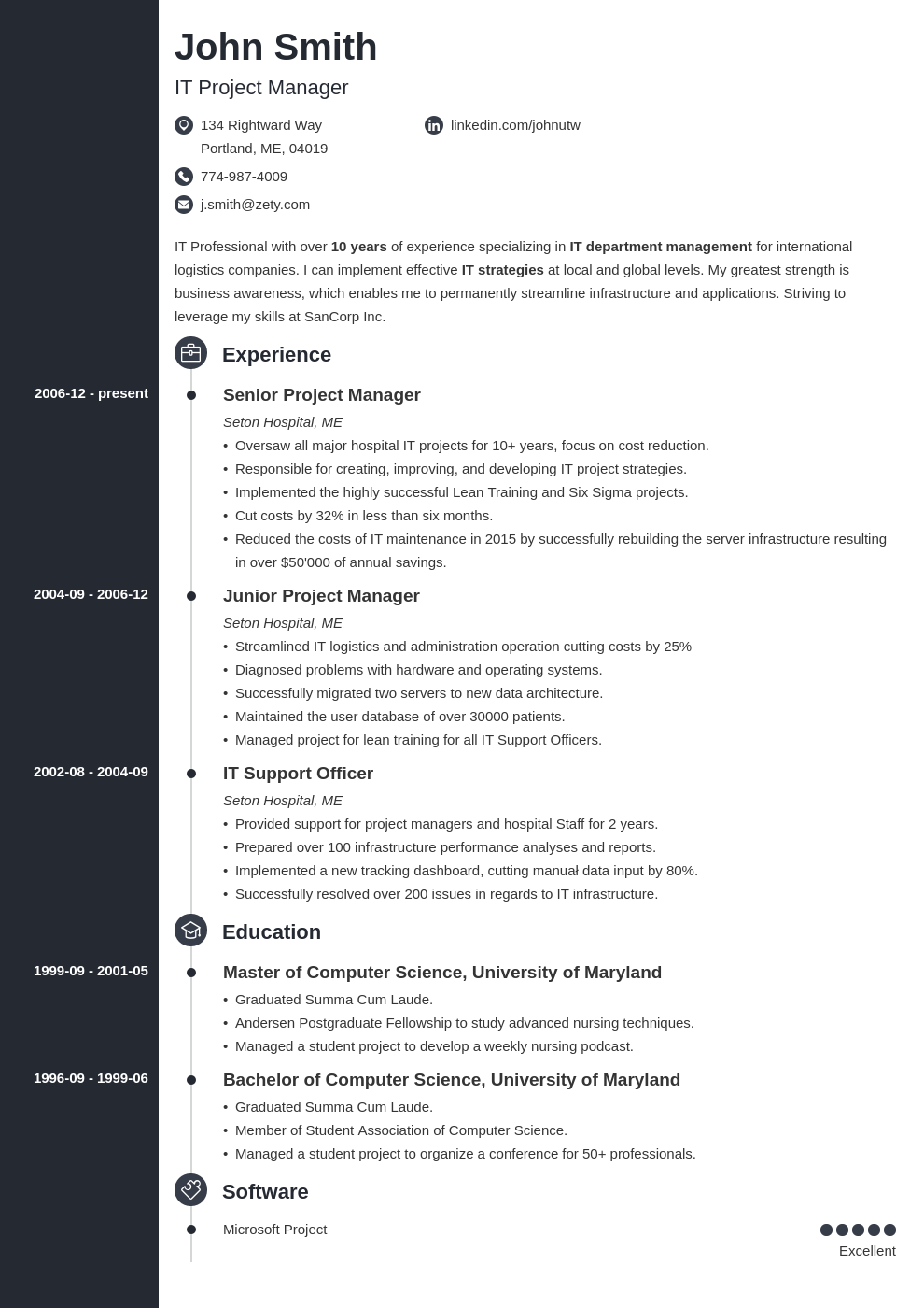 Resumes 2024 Template Elli Noella