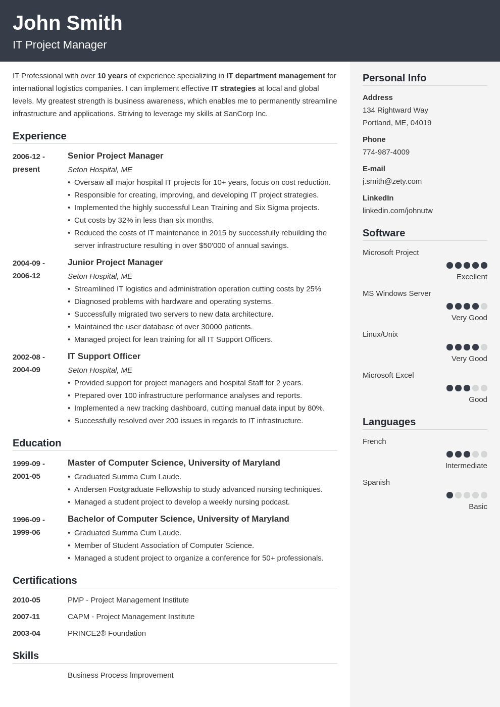 best resume templates for free download
