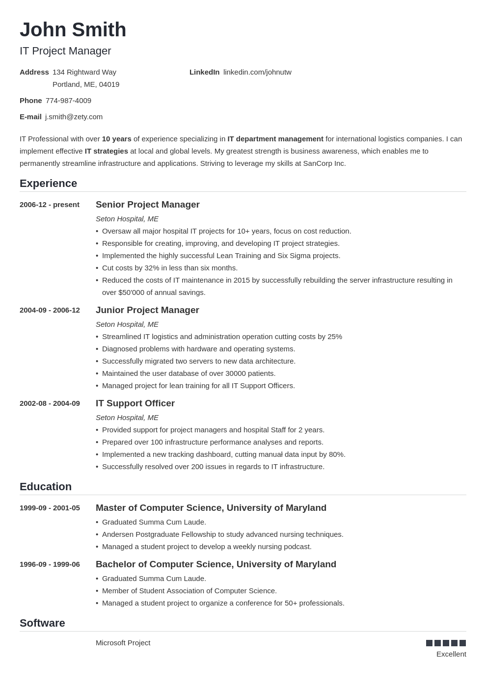 Best Resume Templates In 2024 10 Picks To Use Now   Best Resume Templates Template Nanica 