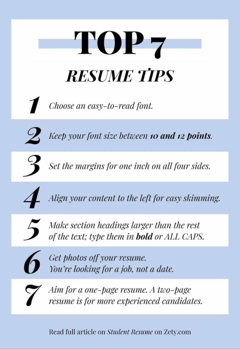 Best resume tips you should follow
