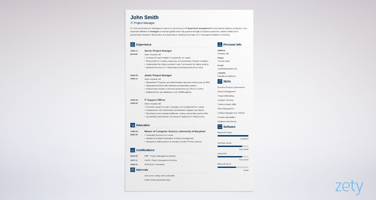 blank resume to print off