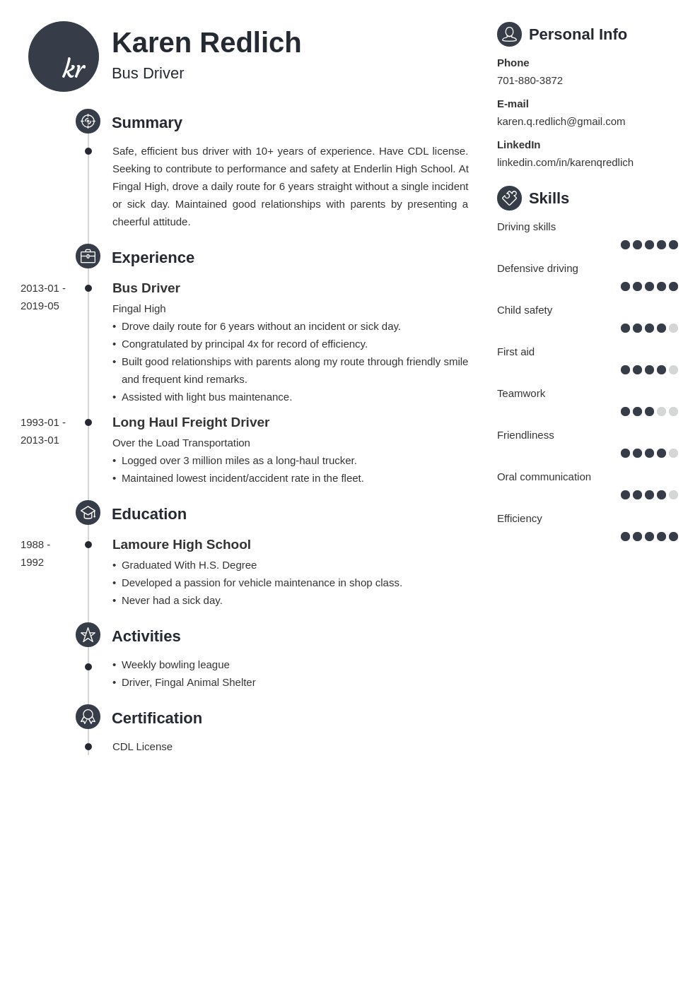 bus driver resume example template primo