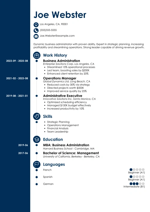 sample resume example
