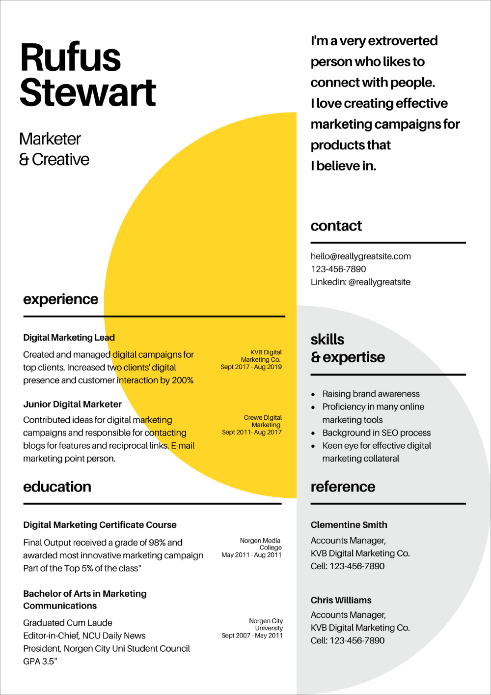 how to make a resume canva