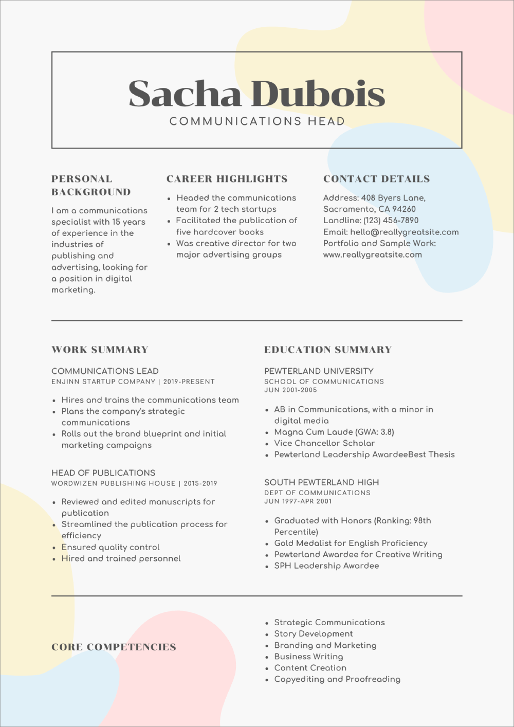 Canva Resumes How To Create A Professional Resume For Free In Canva 