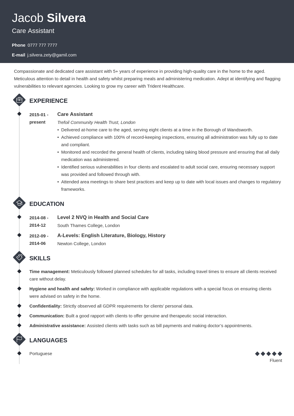 care-assistant-cv-example-and-writing-guide