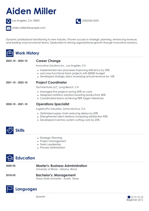 sample cover letter example