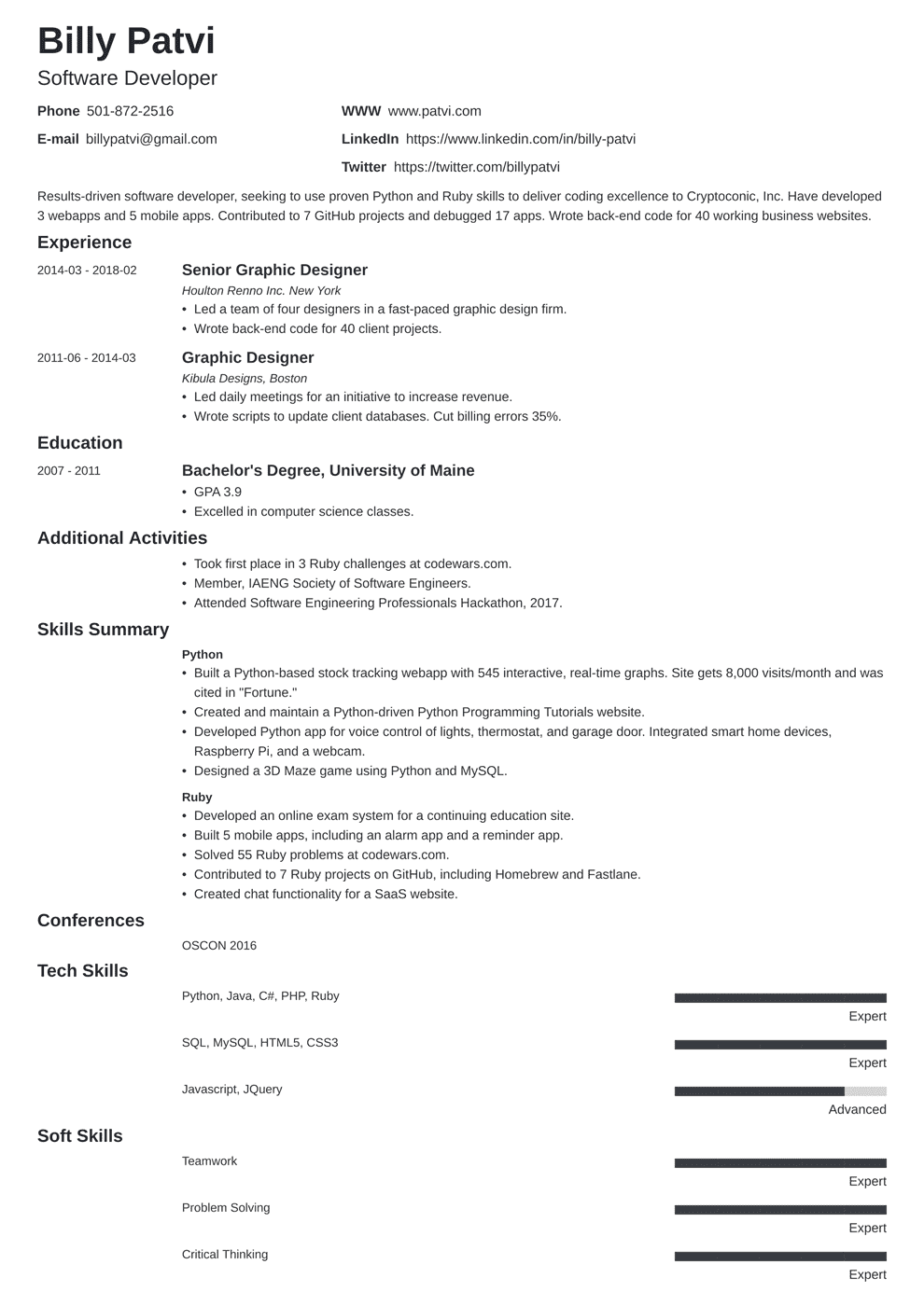 Changing Career Objective Examples