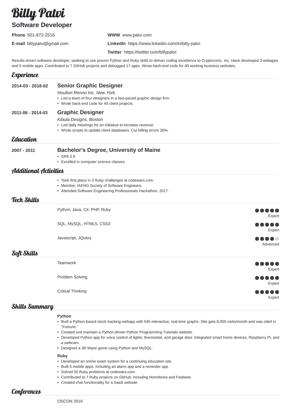 Career Change Resume Example (Guide, Samples & Tips)