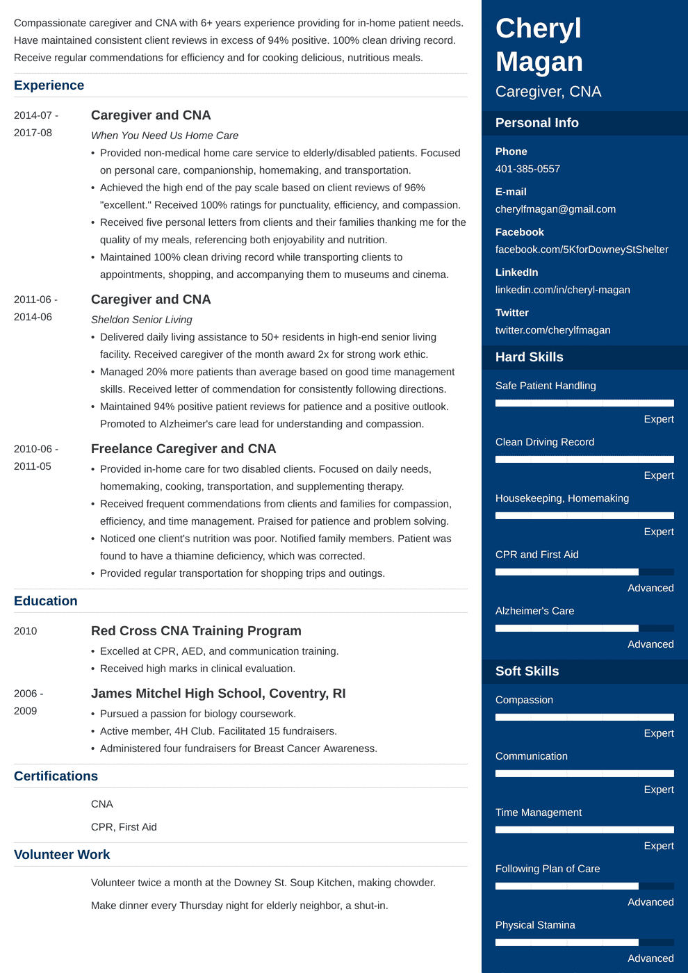 4-caregiver-resume-examples-templates-2024