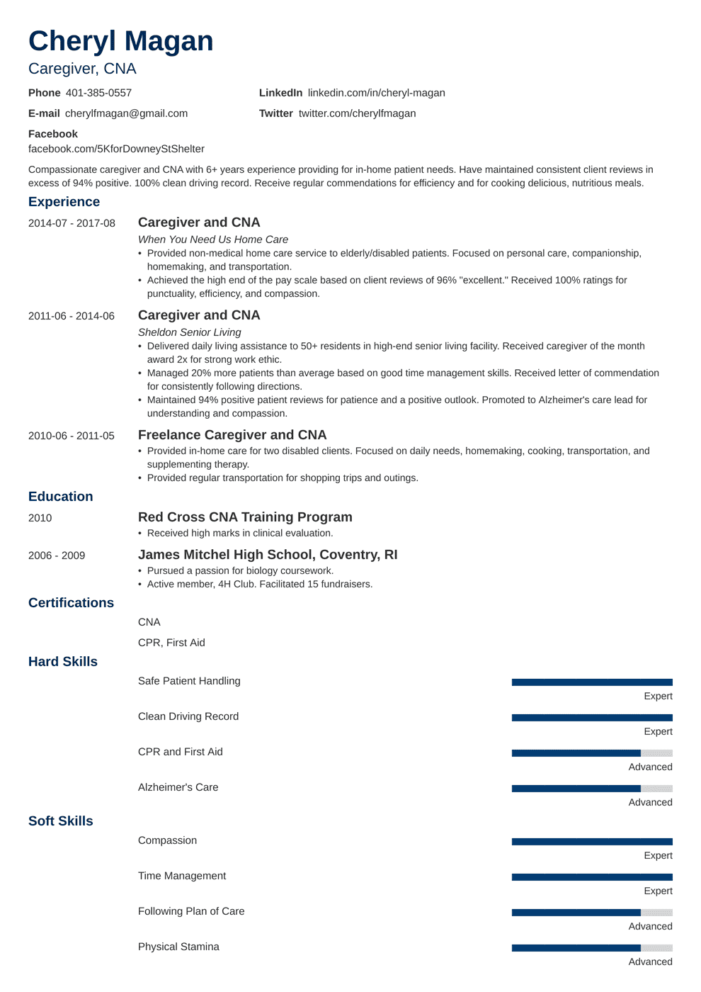 caregiver-resume-examples-skills-duties-objectives