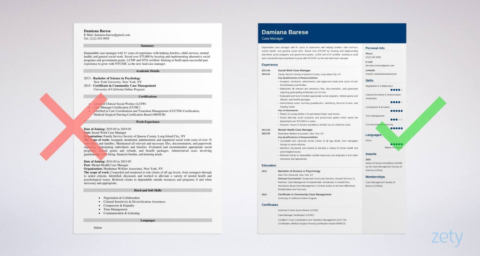 Case Manager Resume Samples Objective Job Description 