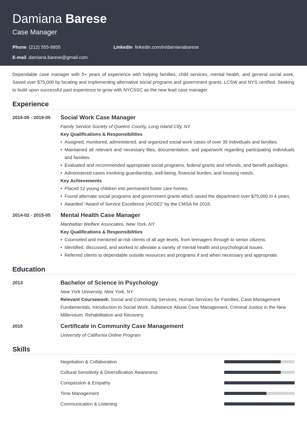 case manager resume example template influx