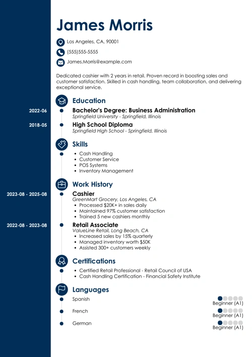 sample resume example