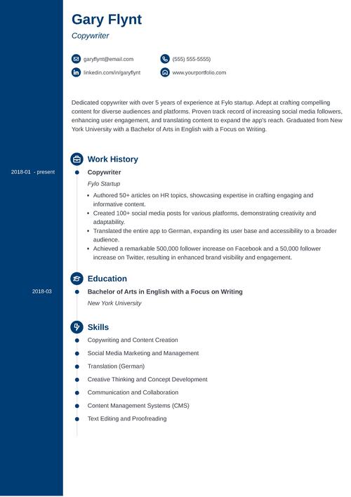 Resume Sample Made with Zety Resume Builder