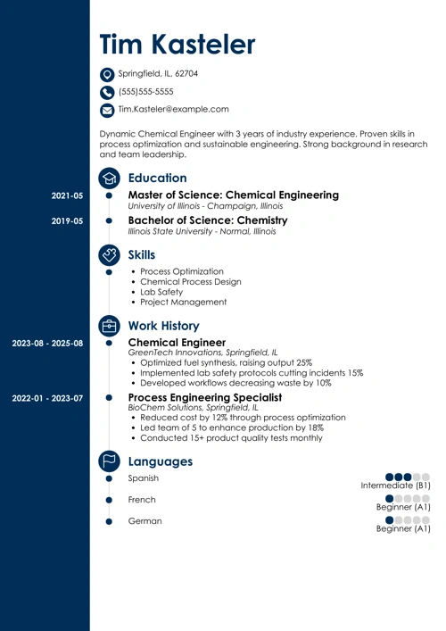 sample resume example