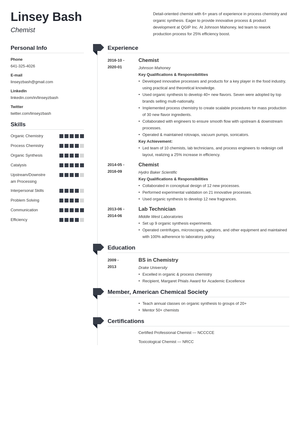 chemistry resume example template muse