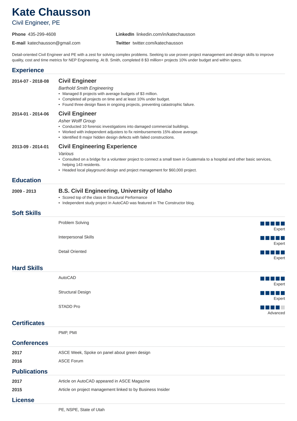 Career Objective Of Civil Engineer   Civil Engineering Resume Template Nanica 