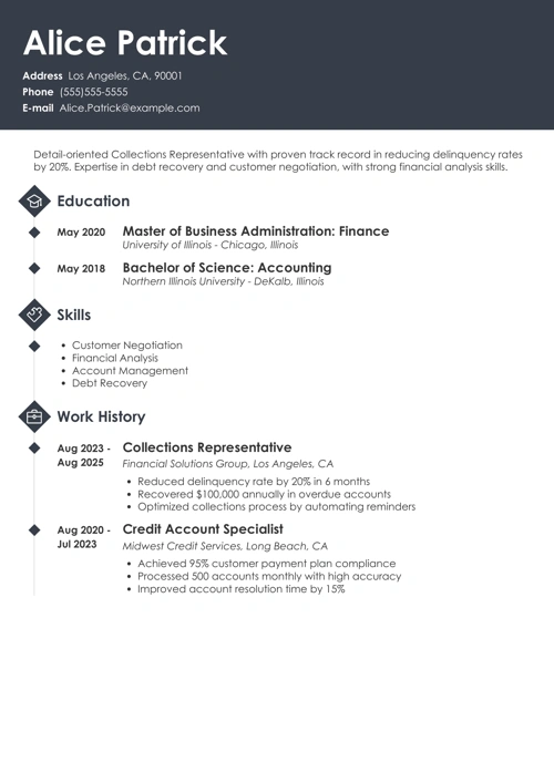 sample resume example