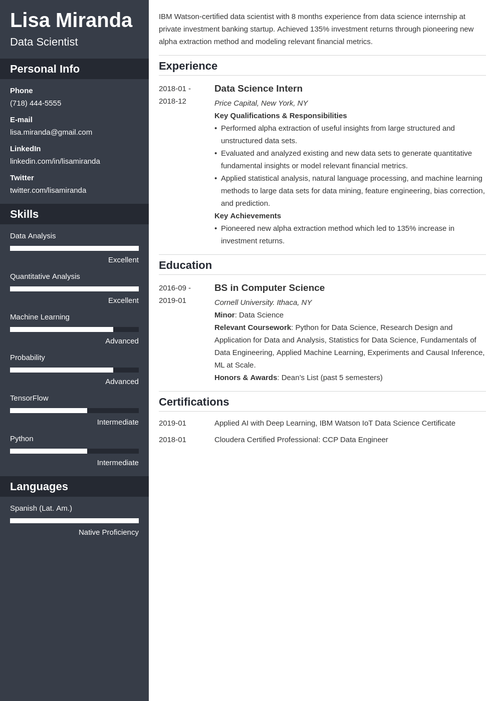 Recent College Graduate Resume Examples (New Grads)