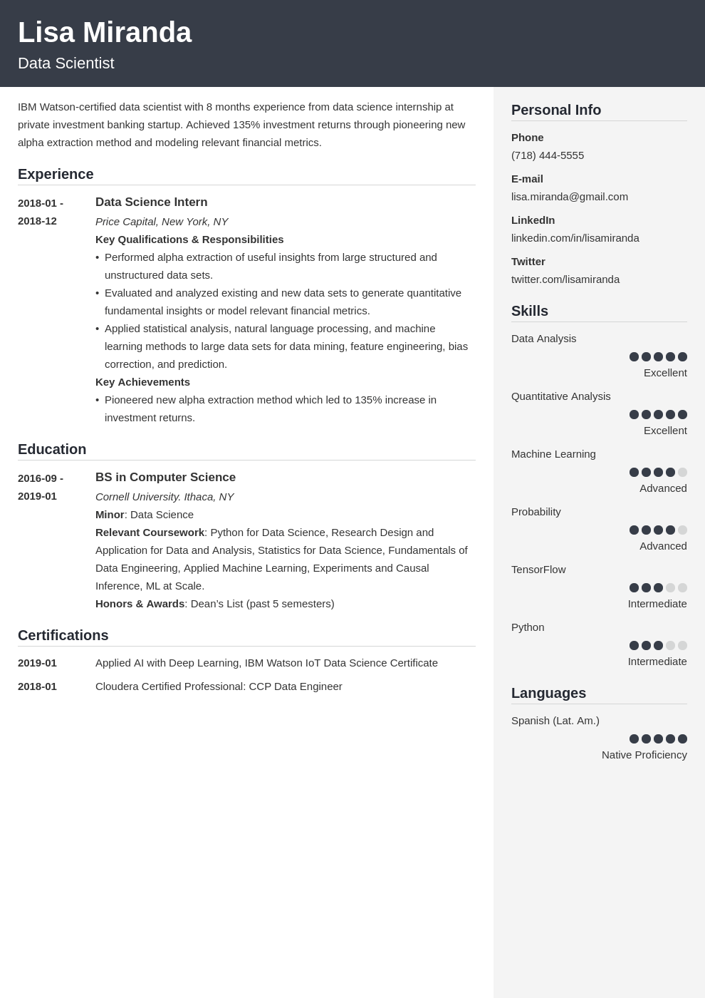 resume samples for new graduates