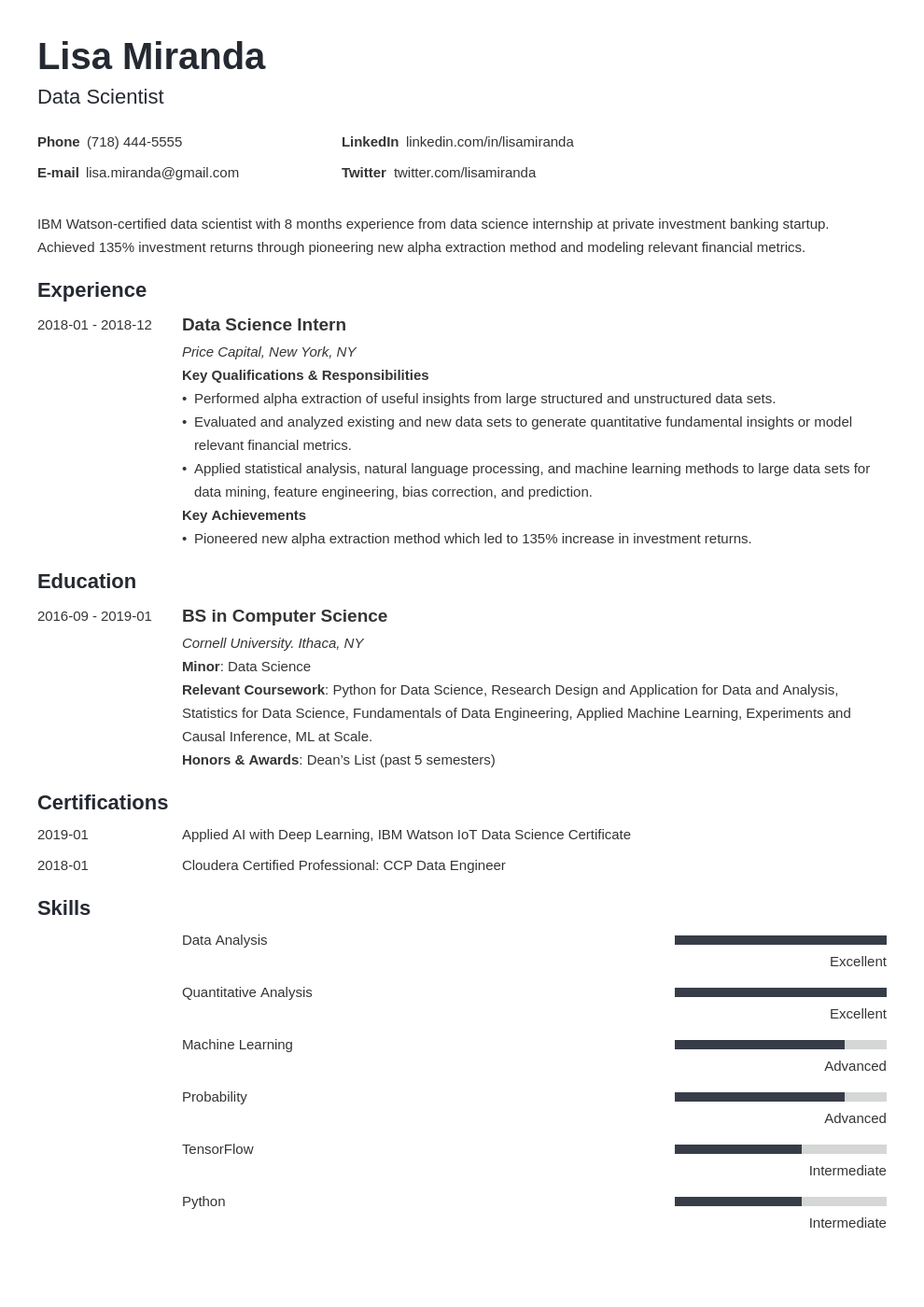 Recent College Graduate Resume Examples (New Grads)