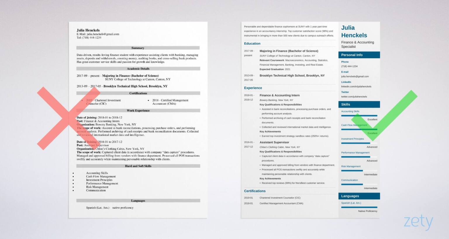 College Student Resume Template & Guide [20 Examples]