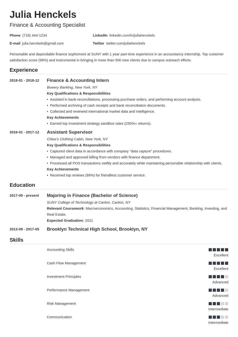 college student resume example template nanica