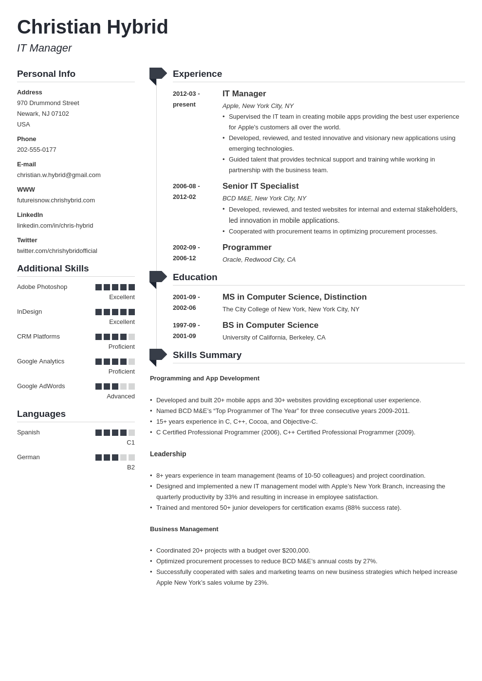 Combination Resume (Template & 23+ Combo Examples) With Combination Resume Template Word